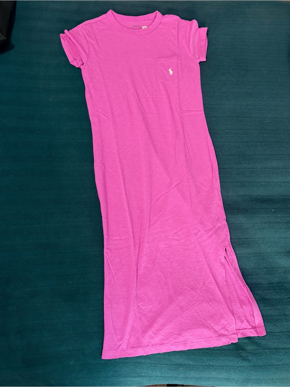 Polo by Ralph Lauren Hot Pink Crewneck Tee
